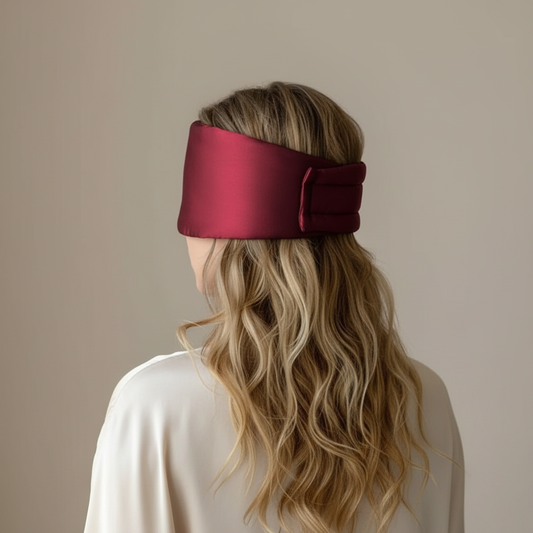 Sovmask - Bakifrån ren bakgrund