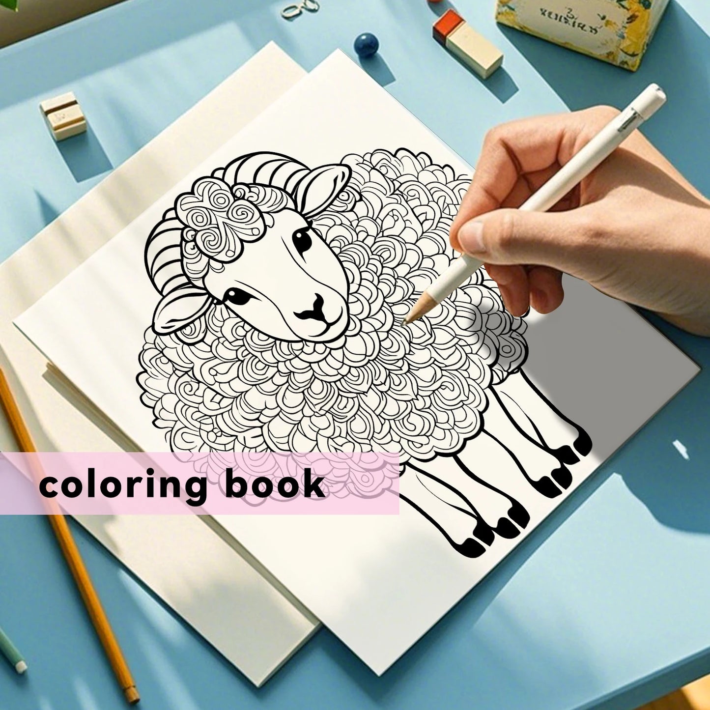 Mandala Animal Paradise – Färgläggningsbok för Vuxna och Tonåringar – Stresslindring och Kreativ Avkoppling