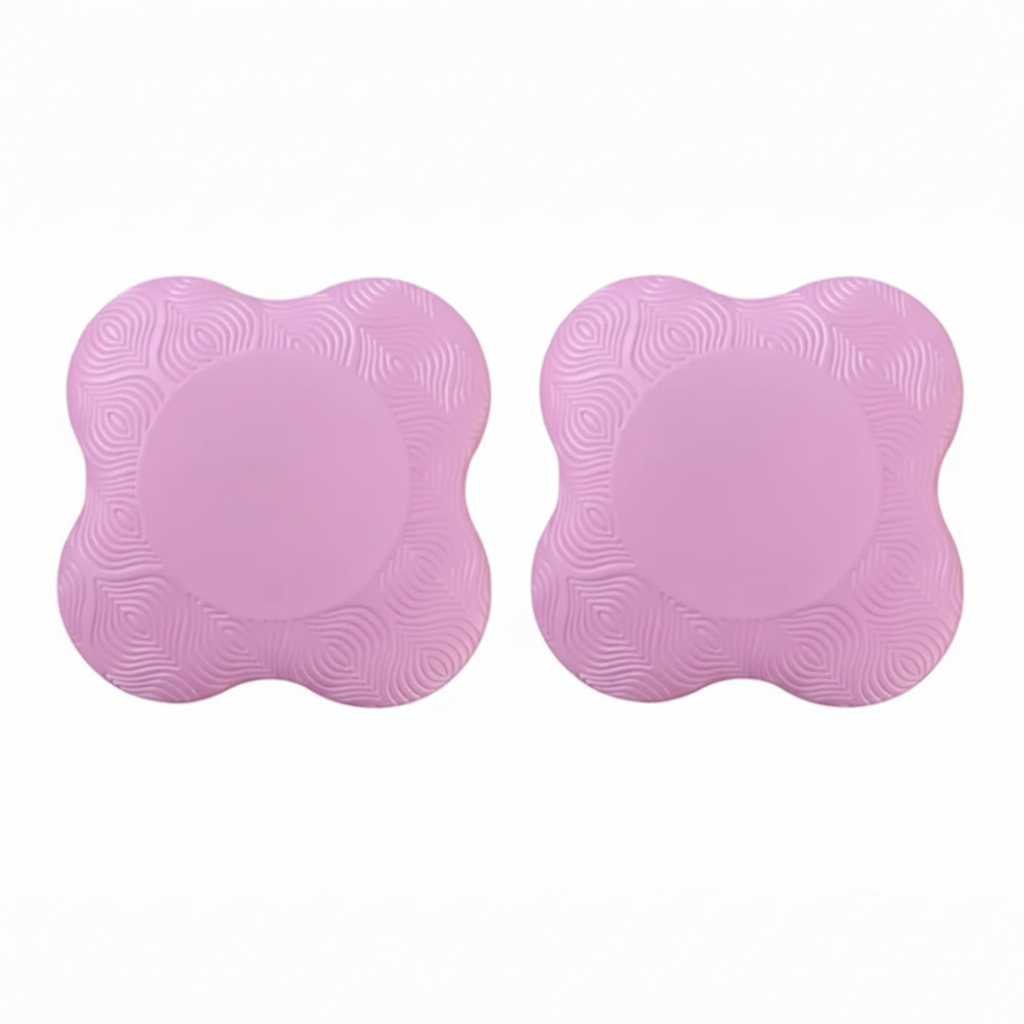 Rosa knäskydd utan text